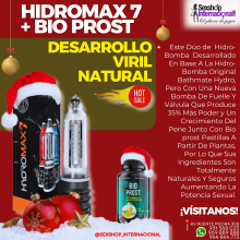 DUO HYDROMAX 7 HIDRO-BOMBA BIO PROST DESARROLLO VIRIL NATURAL 931568025